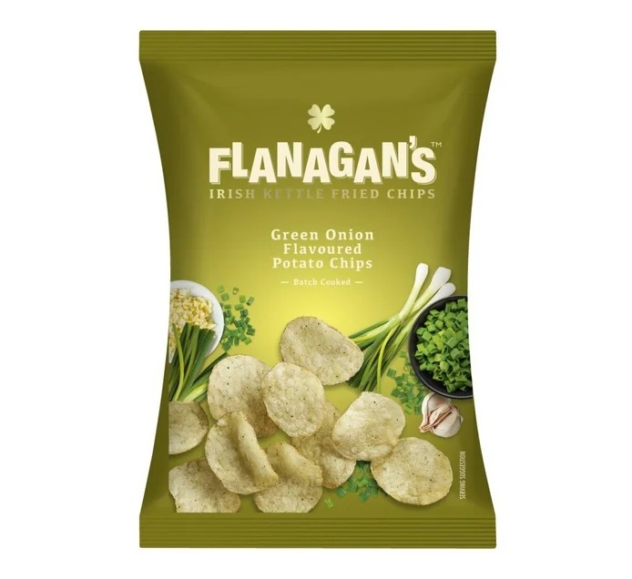 Flanagan's Green Onion Chips - 120g 