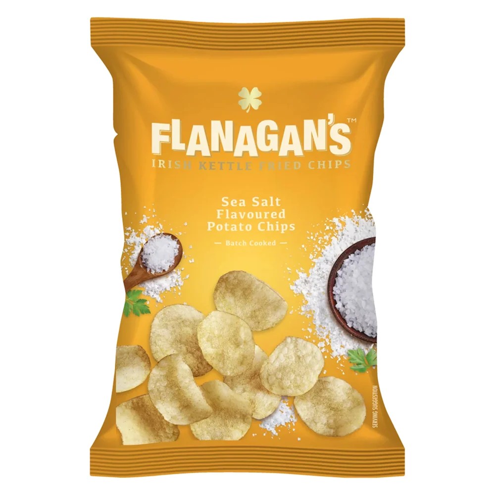 Flanagan's Sea Salt Chips - 120g 
