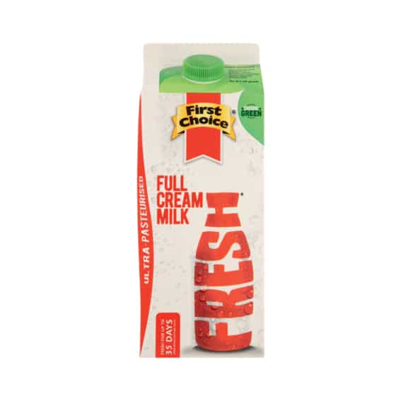 Milk ESL Full Cream [ FIRST CHOICE ] - 6x2L 