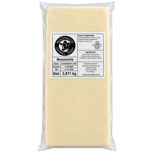Cheese Mozzarella Loaves Mooivallei +- 2.5kg
