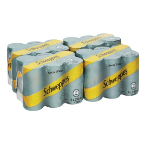 Soda Water Schweppes 24x200ml