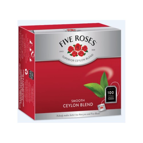 Tea 5 Roses Tagged 100's