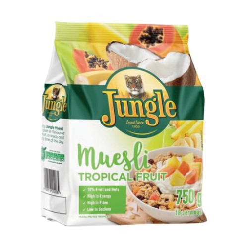 Cereal Muesli Tropical Jungle 750g