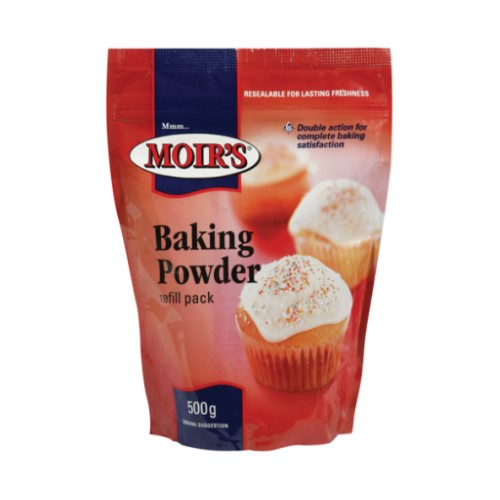 Baking Powder 500g Moirs Refill