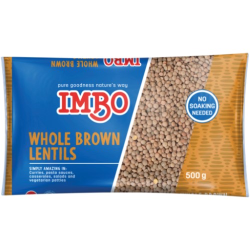 Beans Lentils Whole Brown 500gr