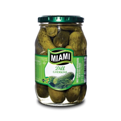 Veg Gherkins Glass Jar 400g