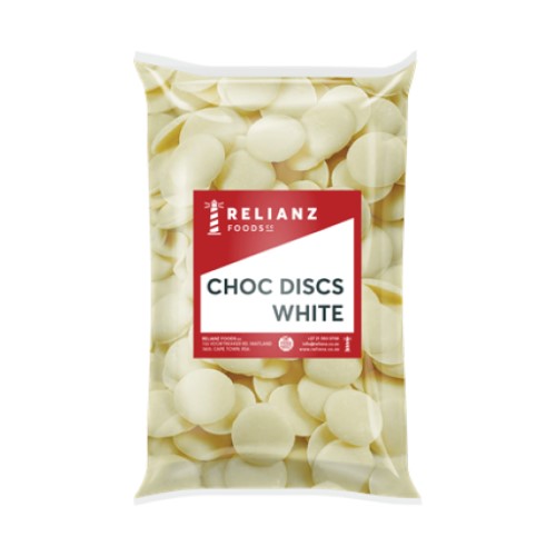 Bake Chocolate Disc White 1kg