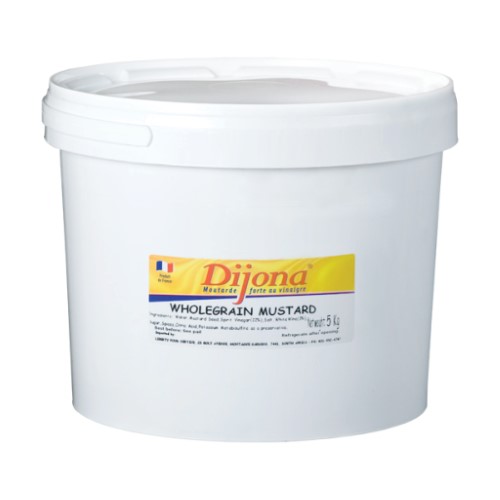 Mustard Dijon Wholegrain 5kg 