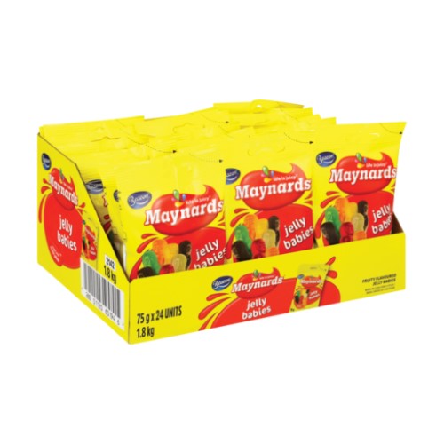 Sweets Jelly Babies/Tots 24x75g