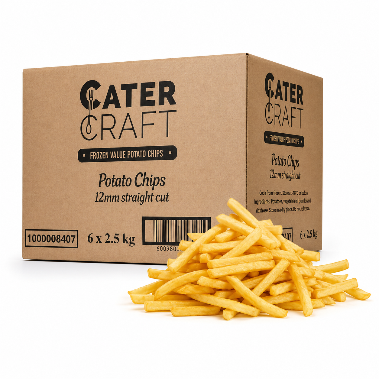 Chips 12mm Catercraft Mccains 6X2.5Kg (CAS)  [POT002]