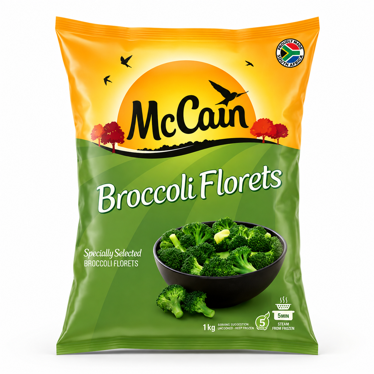 Veg Broccoli Florrets Mccains 6X1Kg   (CAS)  [VEG005]