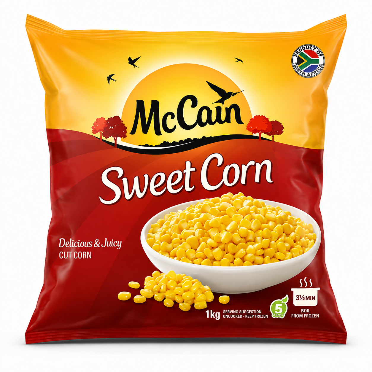 Veg Corn Cut Mccains 6X1Kg (CAS)  [VEG029]