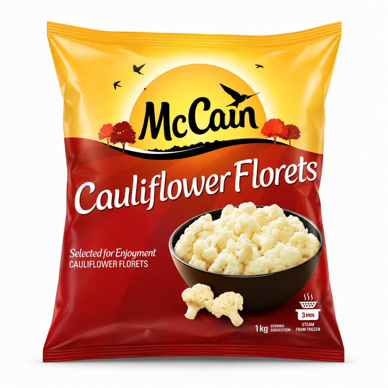 Veg Cauliflower Florrets Mccains 6X1Kg (CAS)  [VEG031]