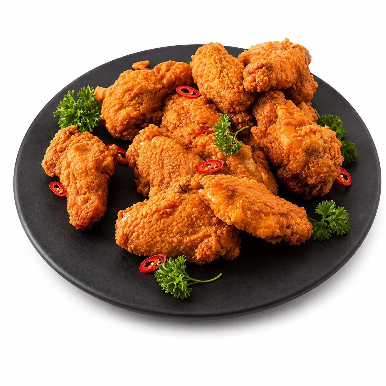 Chicken Wings Hot & Spicy S/Style 6X1Kg (CAS)  [POU016]