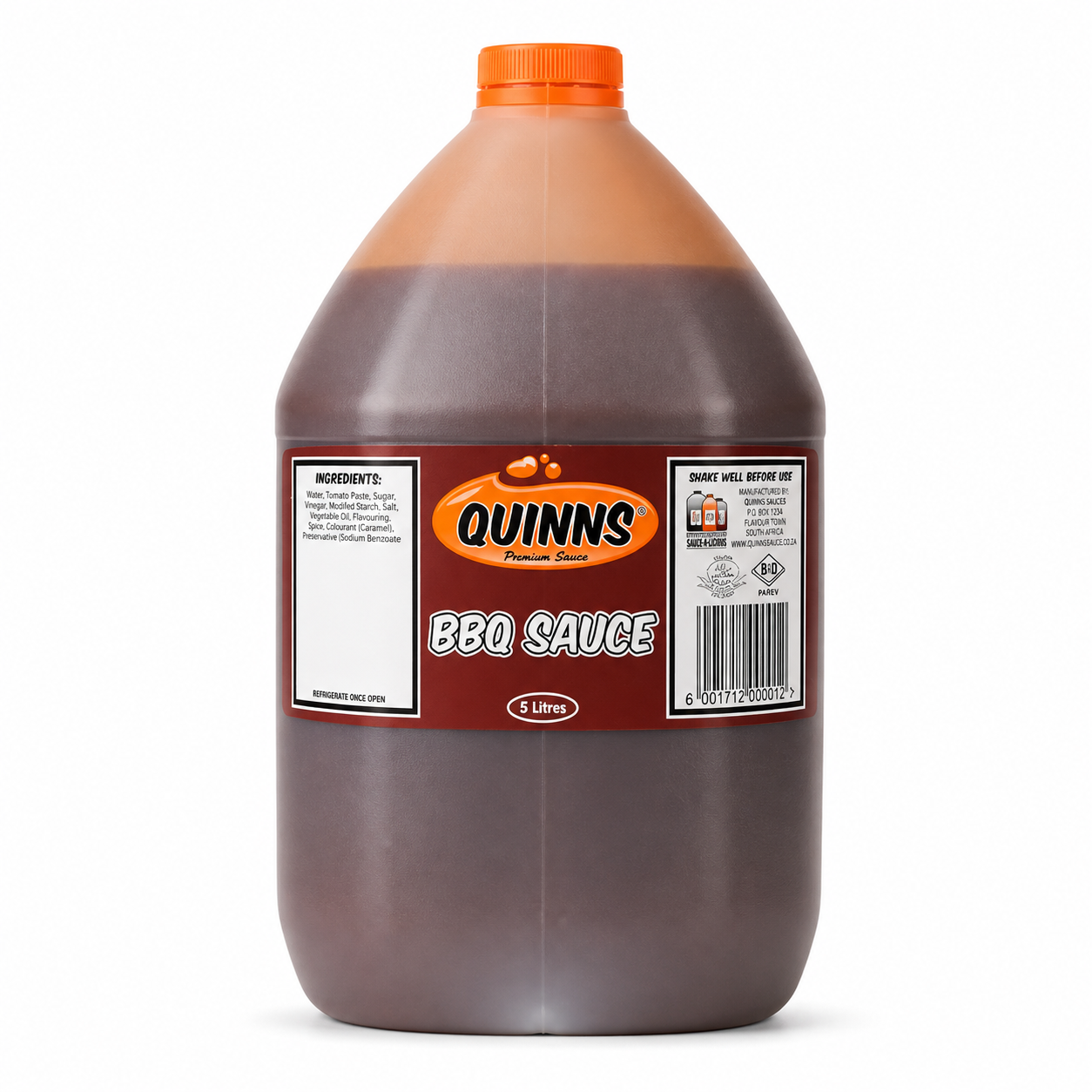 Sauce BBQ Quinns 5lit (UNT)  [GRO1079]