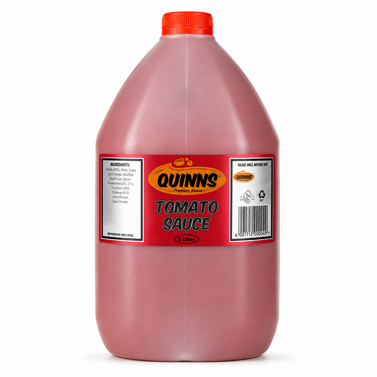 Sauce Tomato Quinns 5Lit (UNT)  [GRO1095]