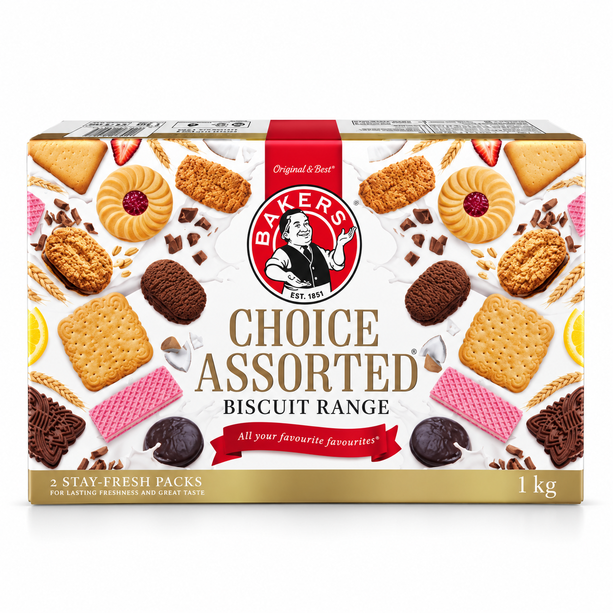 Buiscuits Choice Assorted 1Kg (UNT)  [GRO056]