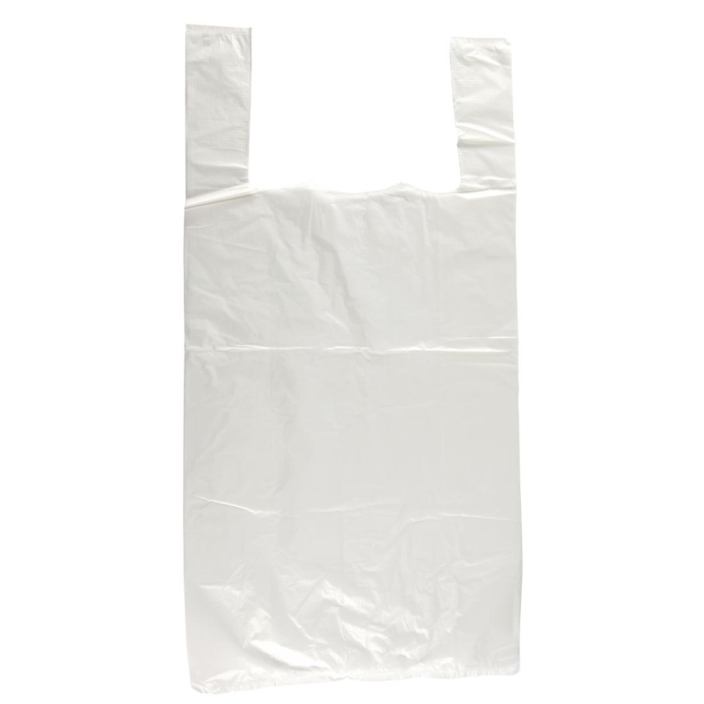 Carrier Bag White 24x248cm 100's (UNT)  [CSU033]