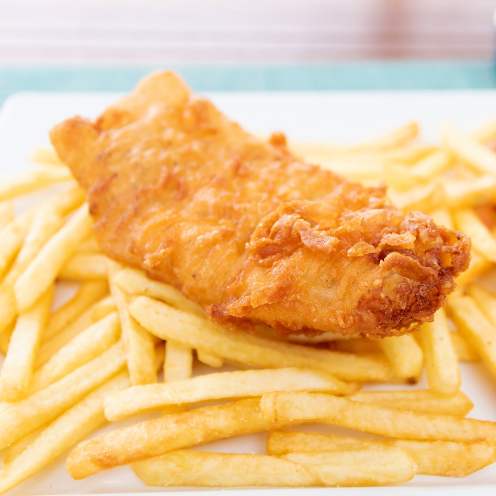 Hake Battered Crispy Bake Breco 100gr 2kg (CAS)  [FIS135]