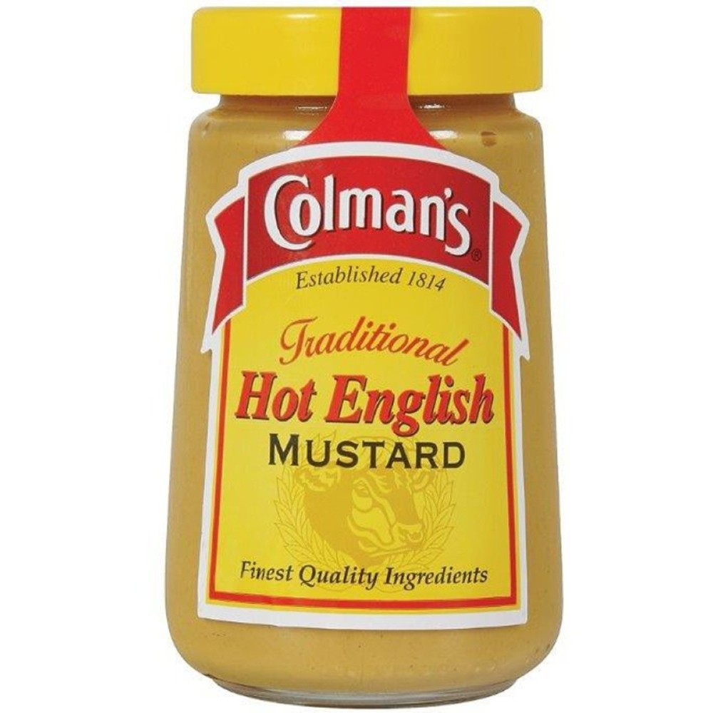 Mustard Traditonal Hot English Colman's 168gr (UNT)  [GRO129]