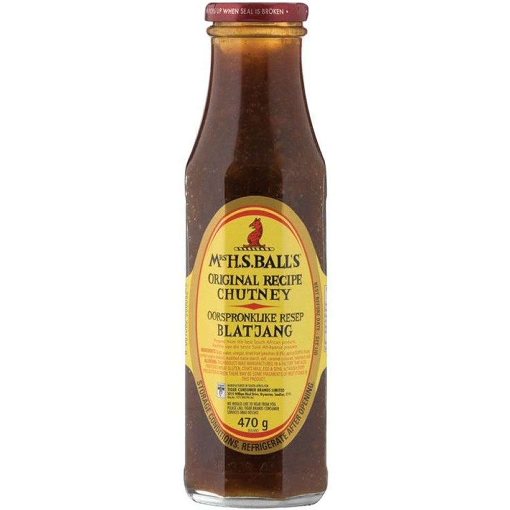 Sauce Chutney Mrs Balls 470gr (UNT)  [GRO133]