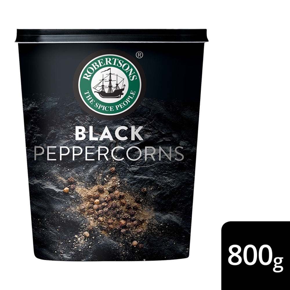 Peppercorns Black Robertsons 800gr (UNT)  [GRO159]