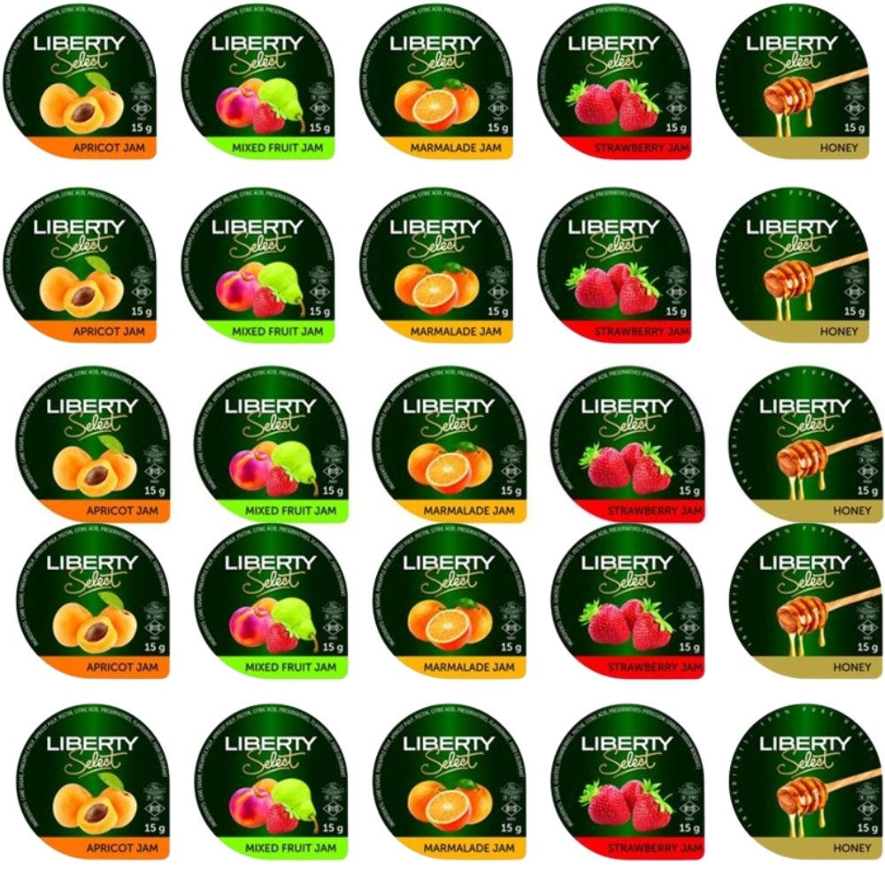 Jam Portions Assorted 200x15gr  (CAS)  [GRO184]