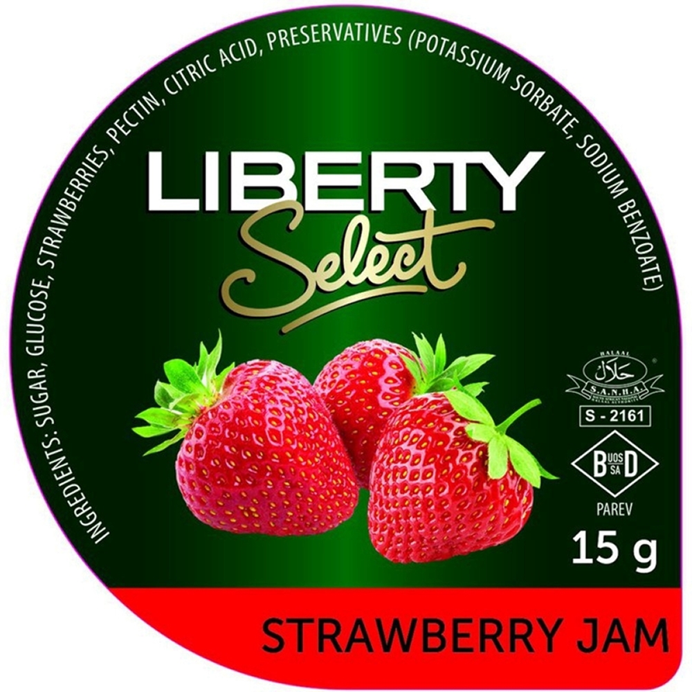 Jam Portions Strawberry 200x15gr (CAS)  [GRO185]