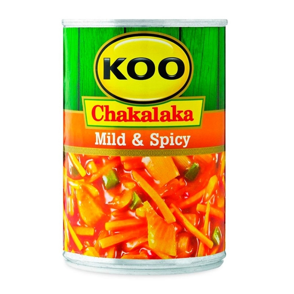 Chakalaka Mild & Spicy Koo 12x410gr (CAS)  [GRO216]