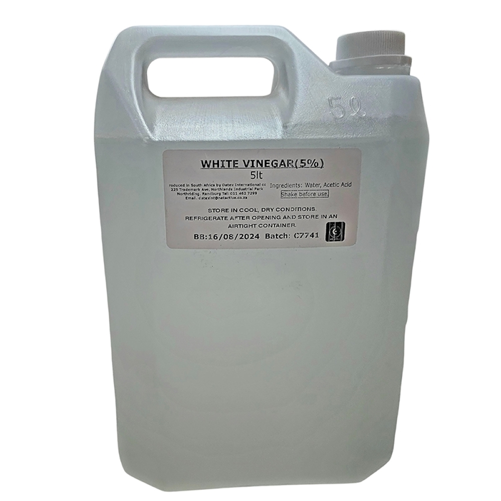 Vinegar White 5lt (UNT)  [GRO224]