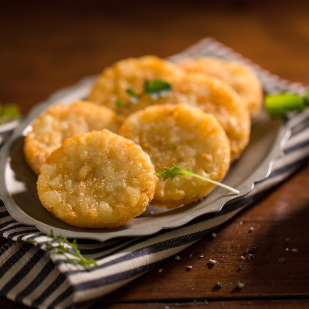 Potato Hashbrown Round McCains 8x1.2kg (CAS)  [POT016]