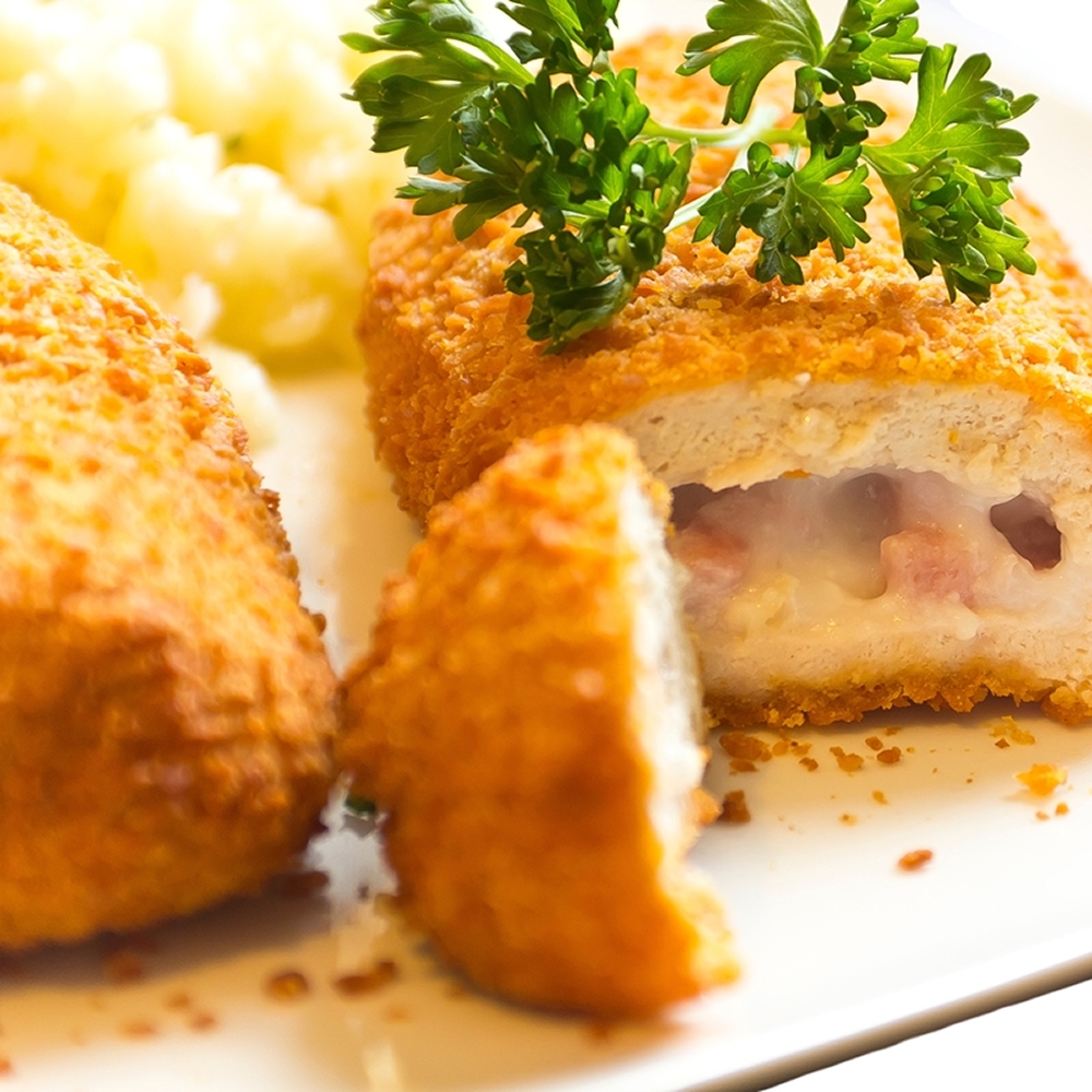 Chicken Cordon Bleu Crumbed Goldi 3kg  (CAS)  [POU020]