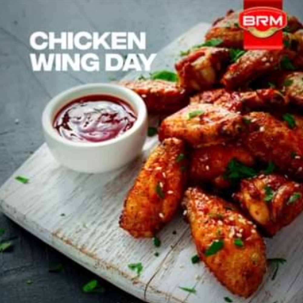 Chicken Wings Barbeque BRM 9x2kg   (CAS)  [POU027]