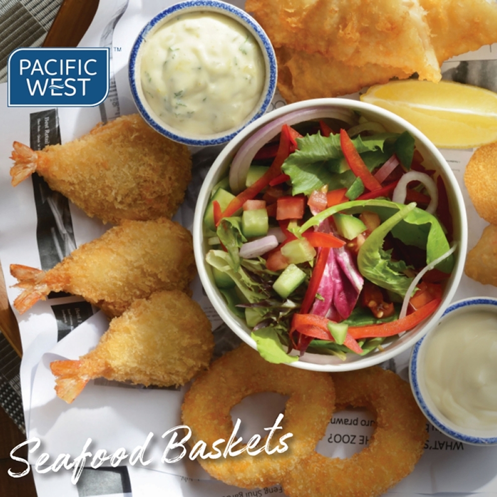PW Seafood Baskets 230gr (UNT)  [SEA053]