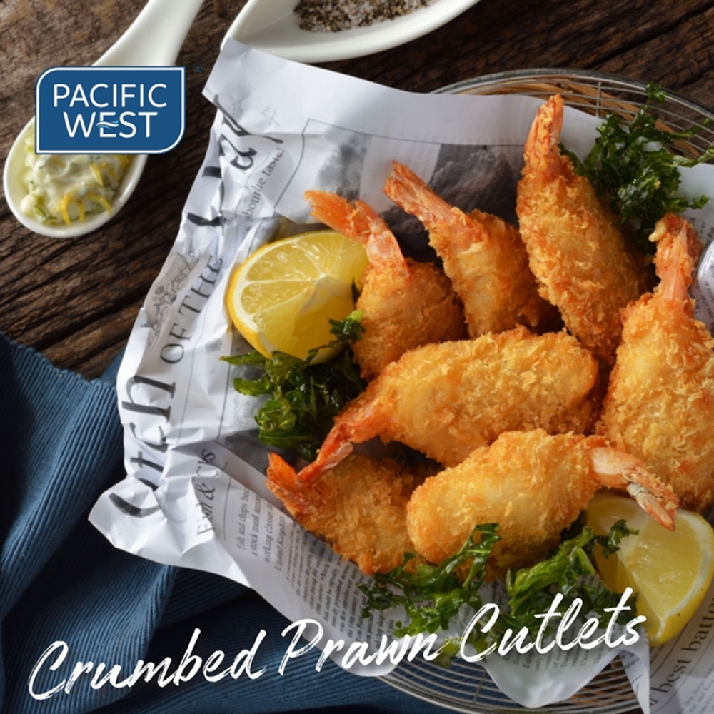 PW Prawn Cutlets Crumbed 16/20 1Kg (KG)  [SEA056]