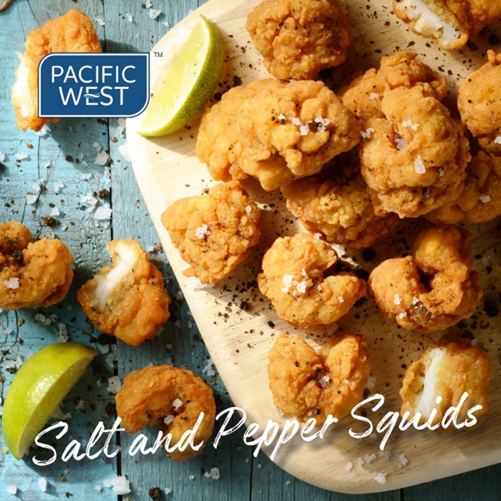 PW Squid Salt & Pepper Chunks 1kg (KG)  [SEA057]
