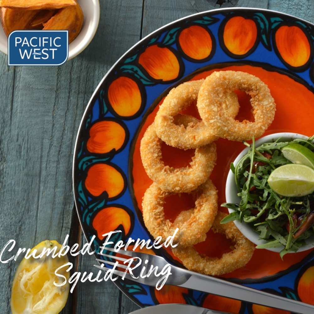 PW Squid Formed Rings Crumbed 1Kg (KG)  [SEA058]