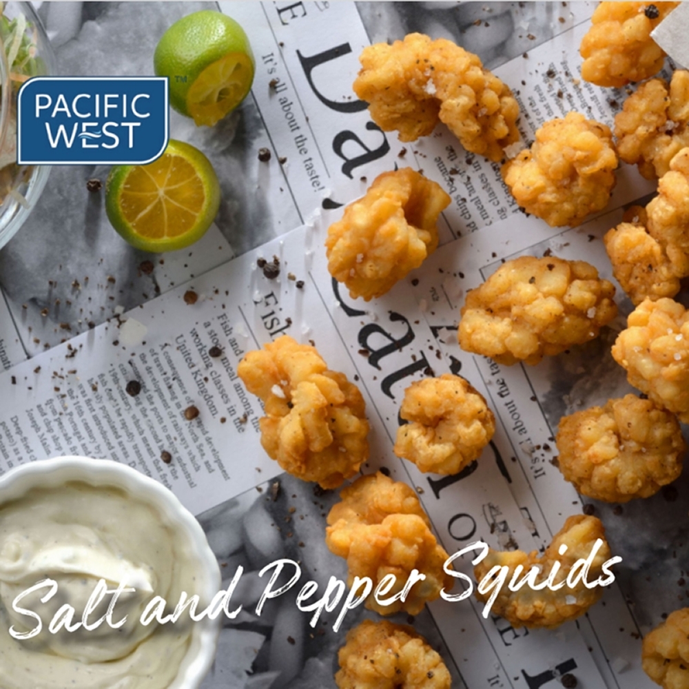 PW Squid Salt & Pepper Bites 1Kg (KG)  [SEA059]