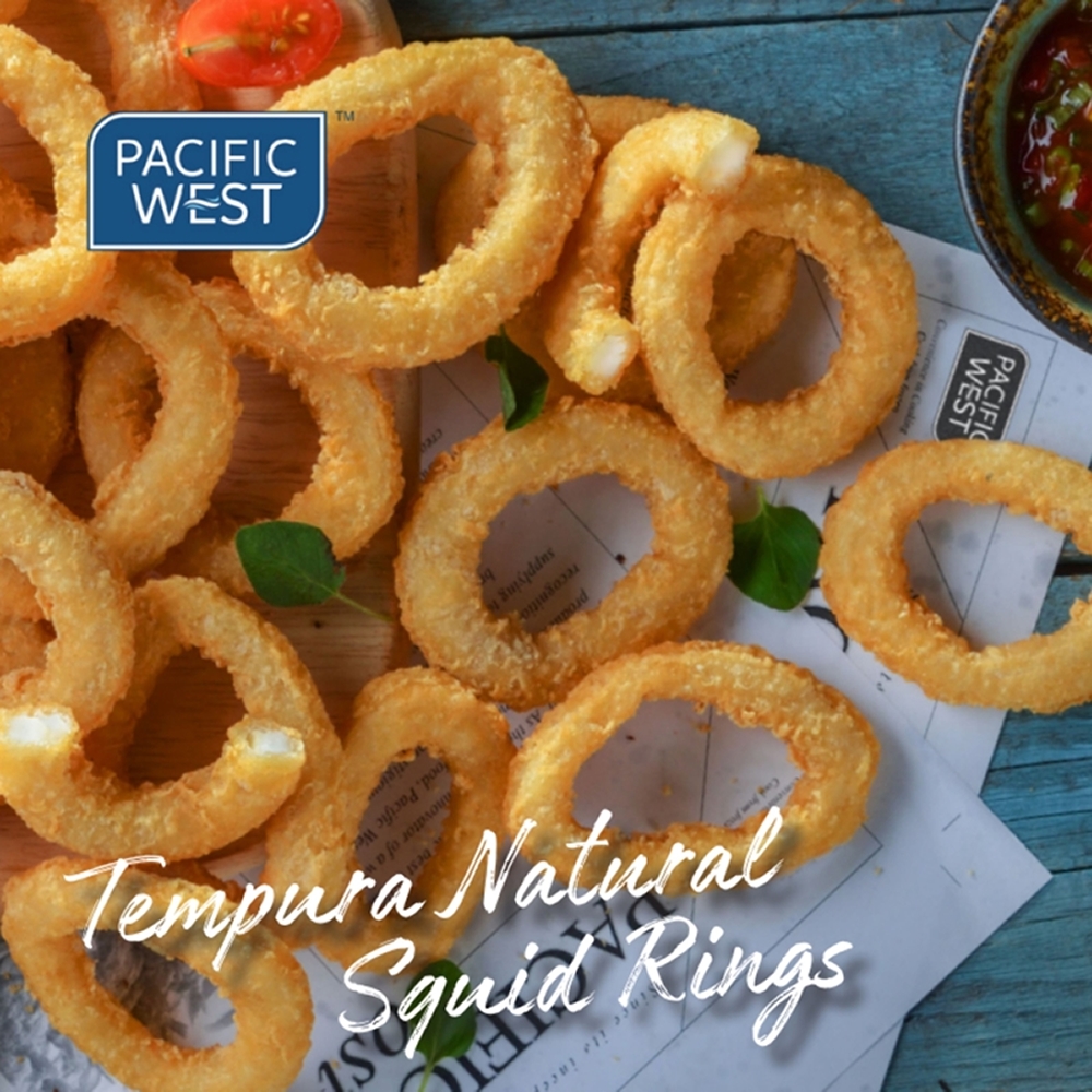 PW Squid Tempura Rings 1Kg (KG)  [SEA060]