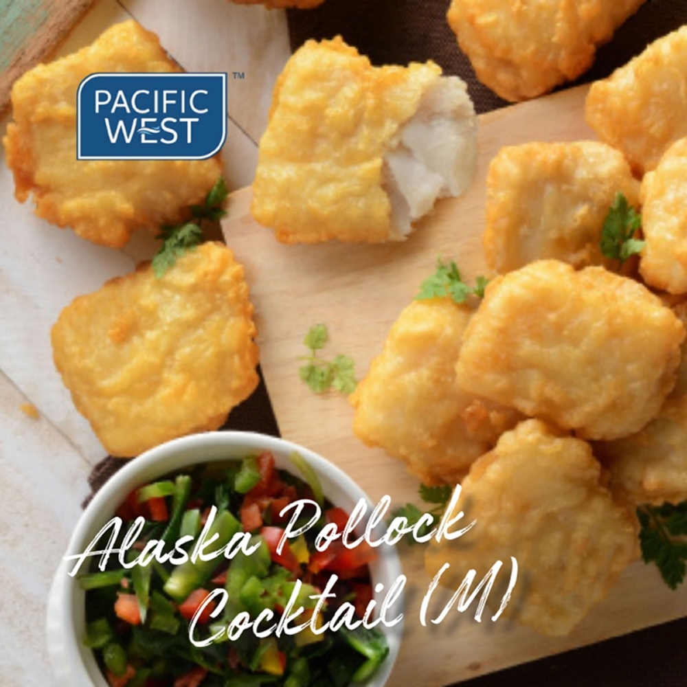 PW Tempura Pollock Cocktail Portions(M) 5kg (CAS)  [SEA106]