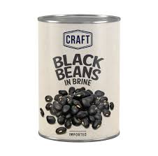 BEANS BLACK IN BRINE  400G 