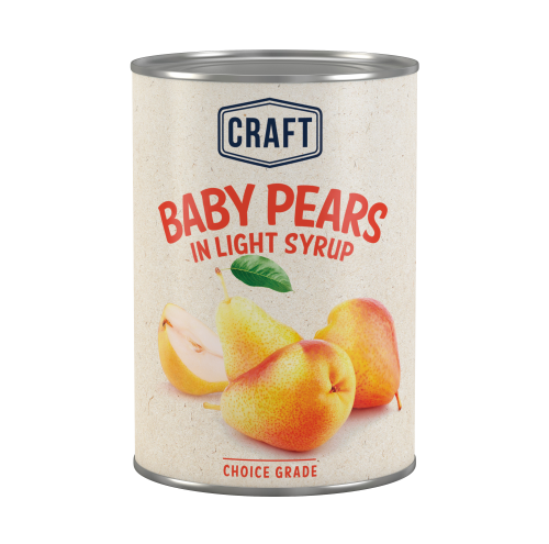 BABY PEARS IN SYRUP 400G CRAFT (FRU033)
