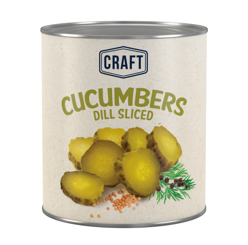 CUCUMBERS SLICED A10 