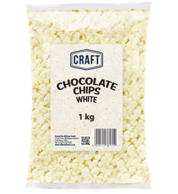 CHOCOLATE CHIPS WHITE 1KG 