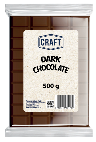 CHOCOLATE SLABS DARK 500G 