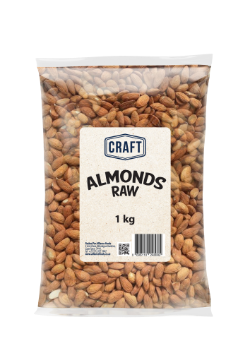 ALMONDS NATURAL WHOLE RAW 1 KG 