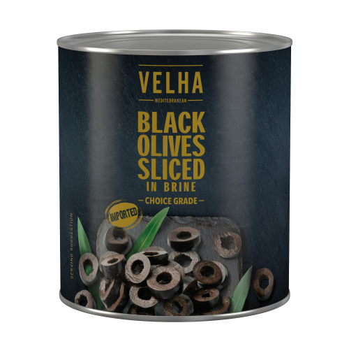 OLIVES BLACK SLICED A10 
