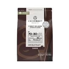 CHOCOLATE CALLEBAUT DARK 70 2.5KG
