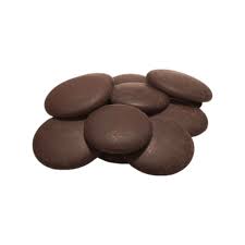 CHOCOLATE DISCS DARK 1KG 