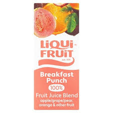 FRUIT JUICE LIQUI FRUIT 200ML BREAKFAST PUNCH (24 S) (58782)